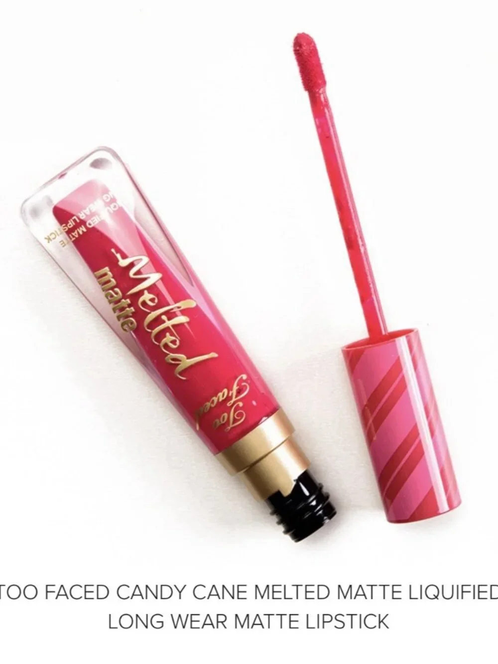 New in Box TOO FACED Melted Matte Liquified Long Wear Lipstick -CANDY CANE